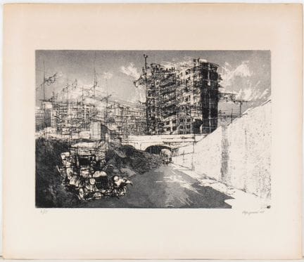 RENZO VESPIGNANI Sans titre, 1958

Eau-forte et aq