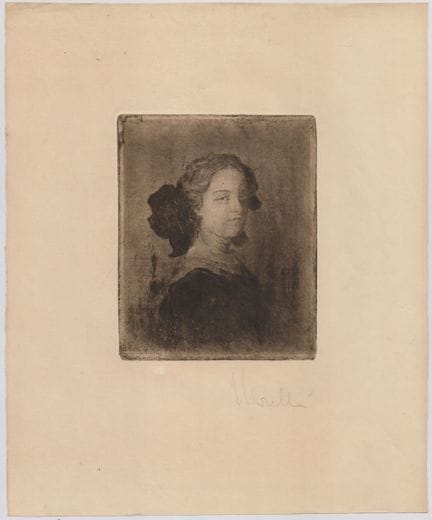 DOMENICO MORELLI Portrait d’une jeune femme

Eau-f