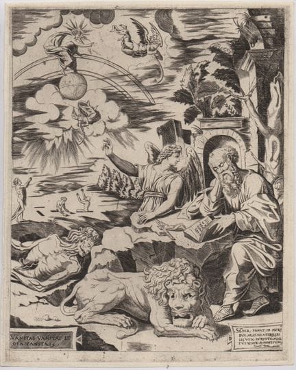 Martin Rota Saint Jerome, after Michiel Coxie

Eng