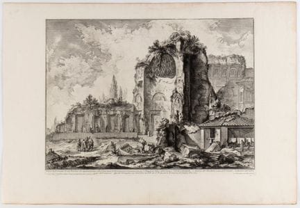 Giovanni Battista Piranesi, Vue des vestiges de de