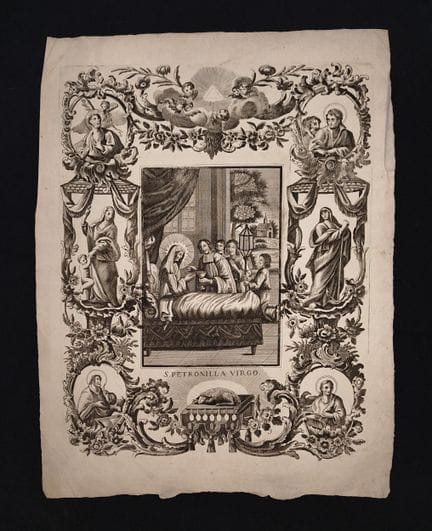Johann Baptist Klauber : Sainte Isabelle, reine du