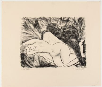 Robert Bonfils, Jupiter et Antiope, 1950

Lithogra