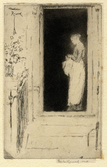 Théodore Casimir Roussel, « Pénélope, une porte »,