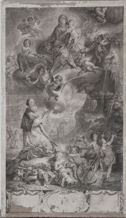 Gottlieb Heiss, « Le pape Clément », d'après Johan