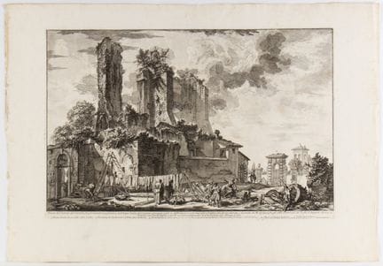 Giovanni Battista Piranesi, « Veduta dell'avanzo d
