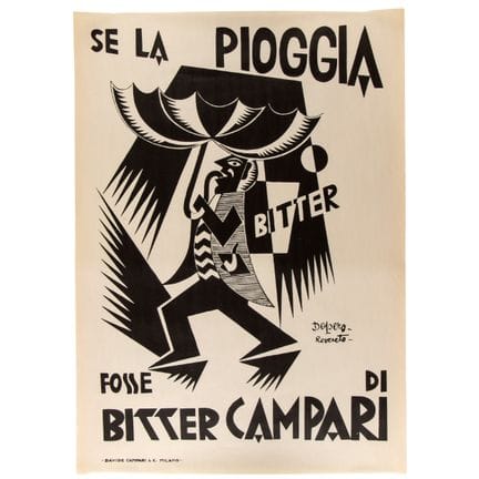 FORTUNATO DEPERO, « SI LA PLUIE ÉTAIT DU CAMPARI »