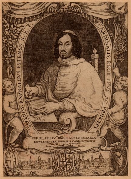 Bernardino Curti Portrait of Cardinal Rinaldo D'Es
