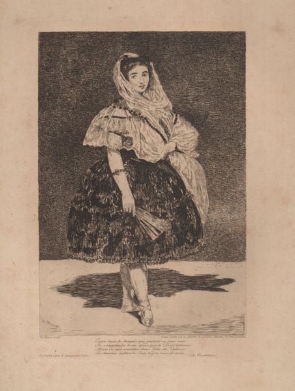 Édouard Manet, Lola de Valence

Eau-forte et aquat