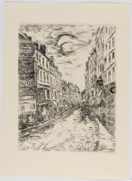 Maurice de Vlaminck, Rue de la Glacière

Eau-forte