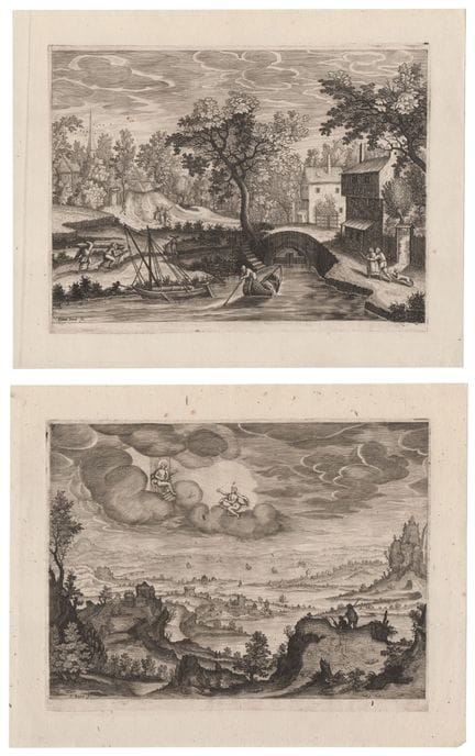 Johan Bara Landscape with Phaeton and Apollo | Lan