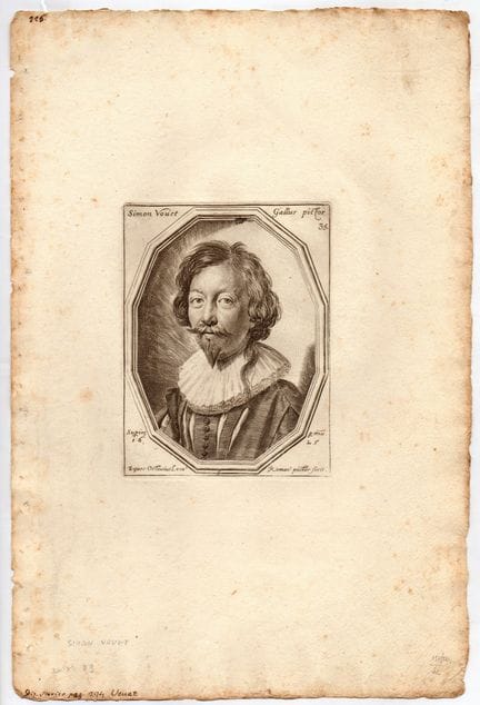 Ottavio Leoni Portrait of Simon Vouet

Etching and