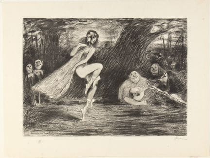 Ernest Gayac  Danseuse au pays des gnomes

Lithogr