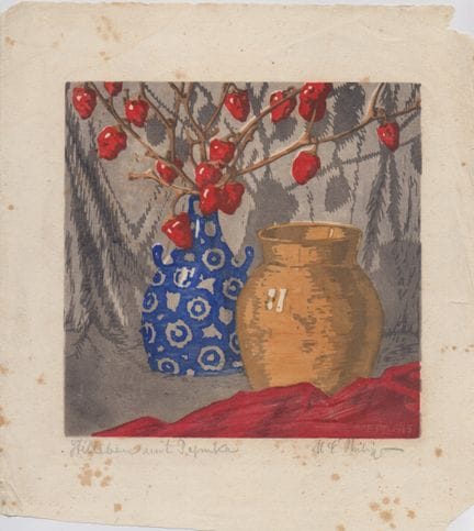Martin Erich Philipp, « Vase aux poivrons »

Gravu