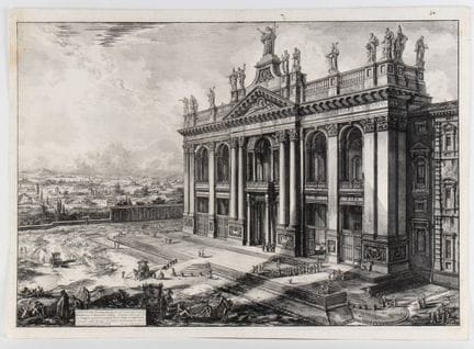 Giovanni Battista Piranesi, Vue de la façade de la