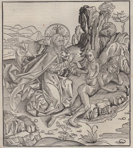 Albrecht  Dürer (attributed to) Creation of Eve, f