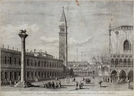 Antonio Visentini, « Plateae D. Marci Prospectus i