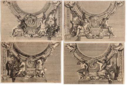 Fresques de Johann Daniel Herz au Palazzo Doria Pa