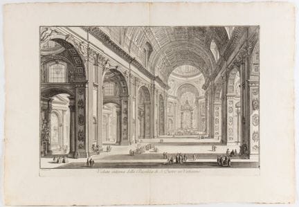 Giovanni Battista Piranesi, Vue intérieure de la b