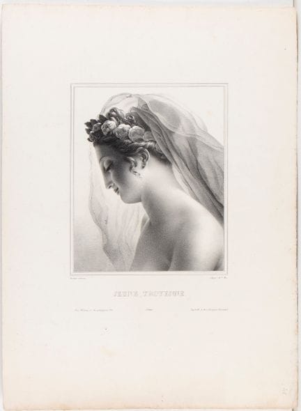 « Mademoiselle Bès, jeune Troyenne », d'après Jose