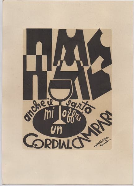 FORTUNATO DEPERO Le tailleur m’a lui aussi offert 
