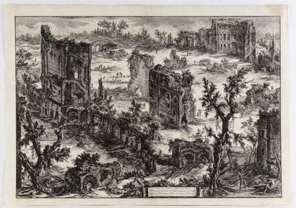 Giovanni Battista Piranesi, « Veduta delle Terme d