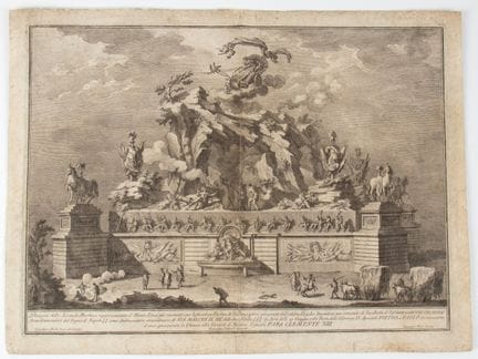 Giuseppe Vasi, Dessin de la deuxième machine repré