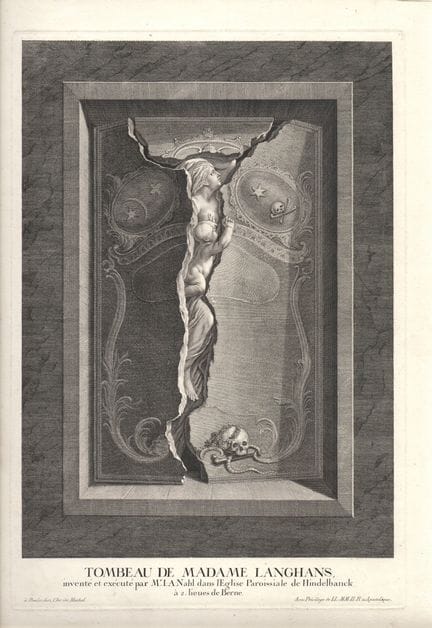 Christian von Mechel, « Tombeau de Madame Langhans