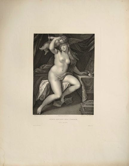 Pietro Bonato, Vénus jouant avec Cupidon, d’après 