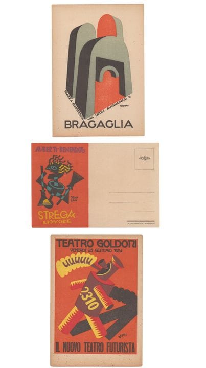 FORTUNATO DEPERO TEATRO GOLDORI |  ALBERTI BENEVEN