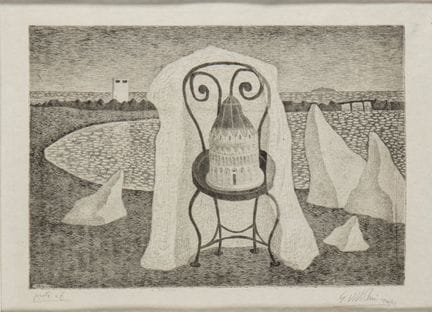 Giuseppe Viviani, « Chaise et voile », 1941/1942

