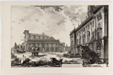 Giovanni Battista Piranesi, Vue de la place du Cap