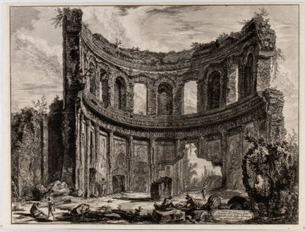 Giovanni Battista Piranesi, « Vestiges du temple d