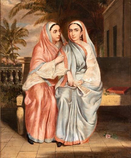 Englischer Künstler, der in Indien tätig war, 19. 