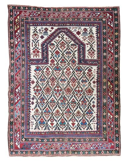 A Dagestan prayer rug late 19th century   150 x 11
