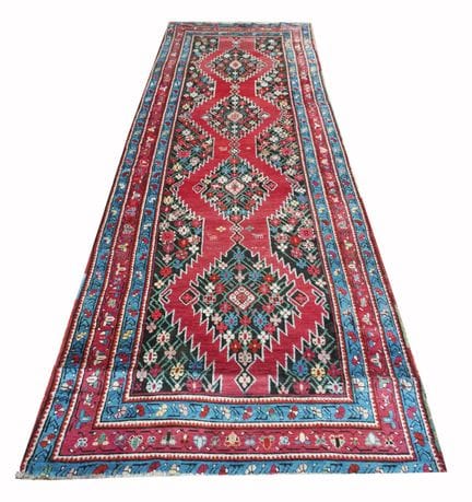 A dated Karabagh runner Caucasus, late 19th centur