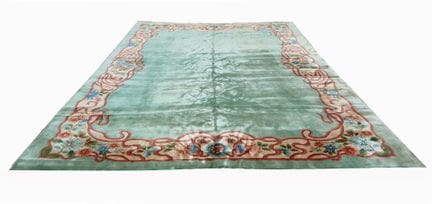An “Art Nouveau” carpet, Nichols manufacturing Chi