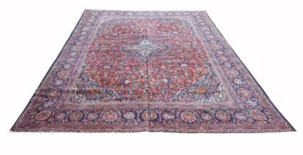 A Kashan medallion carpet Central Persia, 1920 cir