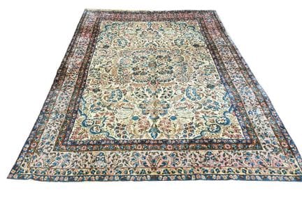 A Kirman Laver carpet South Persia, late 19th cent