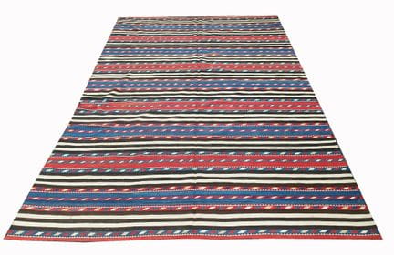 A striped Kilim flatweave Caucasus, 19th century  