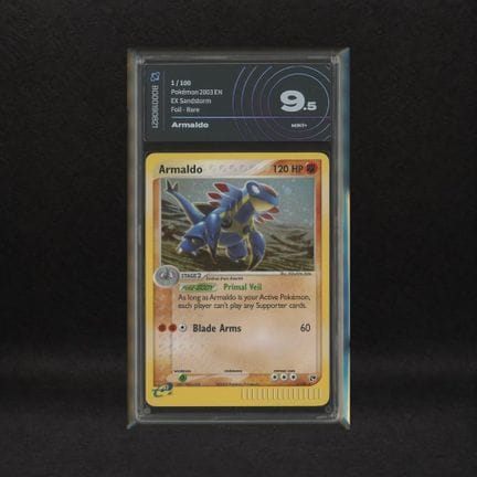 Armaldo #1 Holo (Swirl), EX Sandstorm [ENG] 2003  