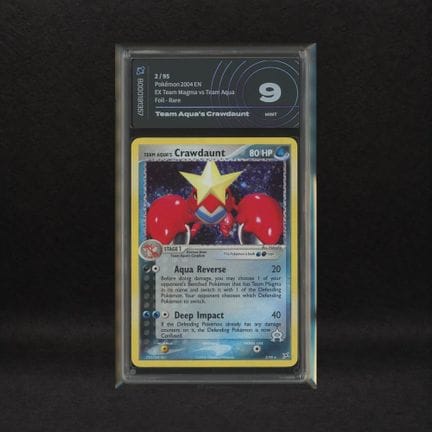 Team Aquas Crawdaunt Nr. 2 Holo, EX Team Magma vs.