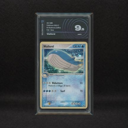 Wailord #14 Holo, EX Ruby and Sapphire [ITA] 2003 