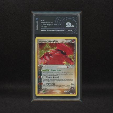Team Magmas Groudon Nr. 9 Holo, EX Team Magma vs. 