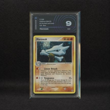 Marowak #7 Holo (Swirl), EX FireRed &amp; LeafGree