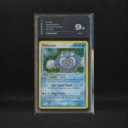 Poliwrath #11 Holo (Swirl), EX FireRed &amp; LeafG