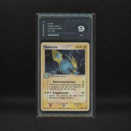Manectric #9 Holo, EX Ruby and Sapphire [ITA] 2003