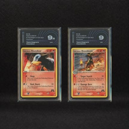 Team Magmas Houndour Nr. 35 &amp; Houndoom Nr. 34 
