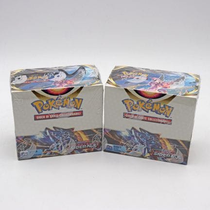 Set of Two Displays, Each Containing 36 Sealed Pac