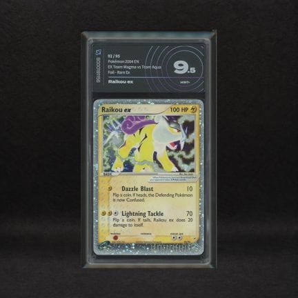 Raikou EX #92 Holo (Swirl), EX Team Magma vs. Team