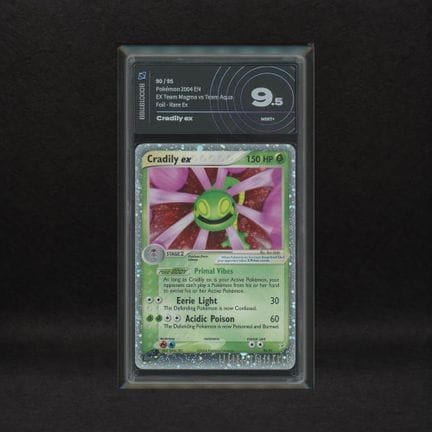Cradily EX #90 Holo (Swirl), EX Team Magma vs. Tea
